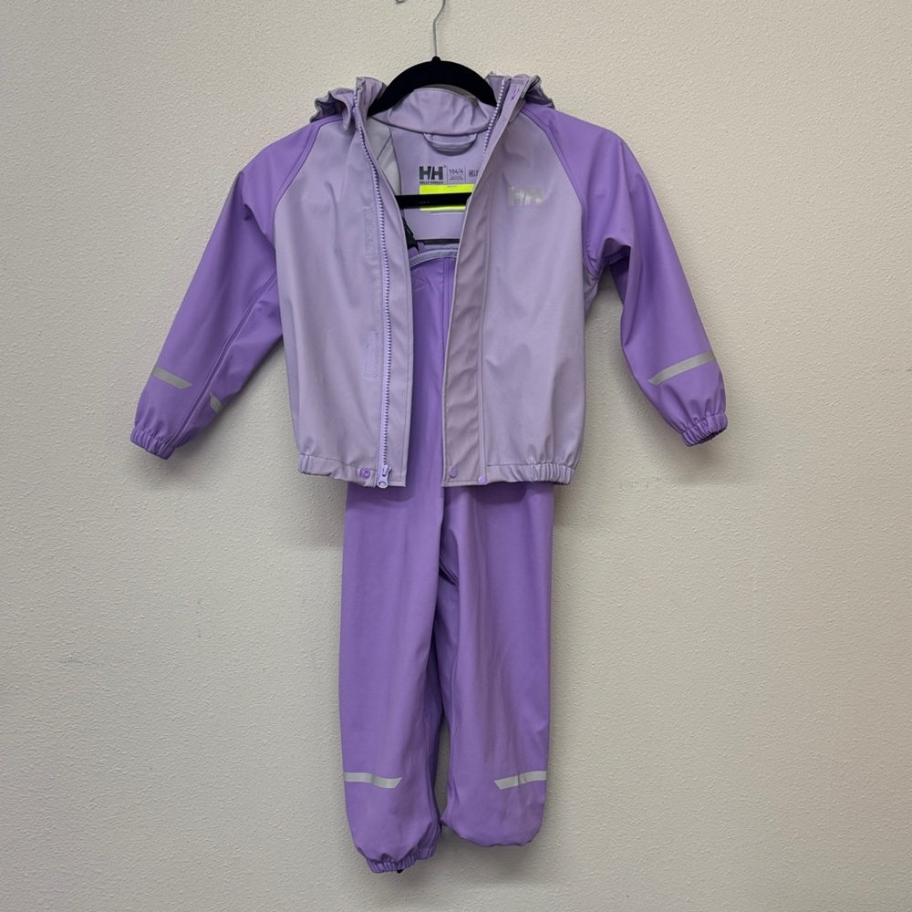 Helly Hansen Kids Lavender Waterproof Suit